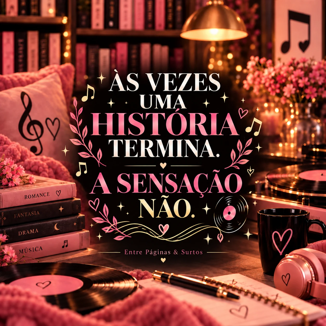 Arte sobre histórias que deixam sensações
